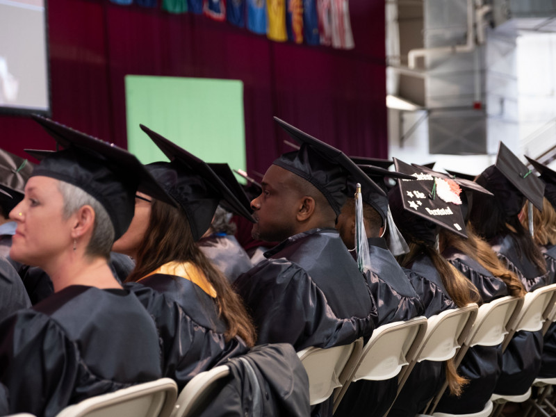 CCV graduates at the 2019 commencement ceremony.