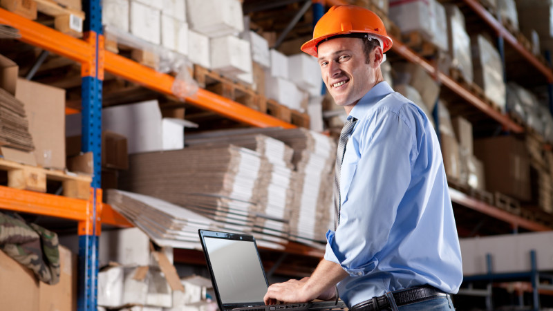 man in hard hat smiling