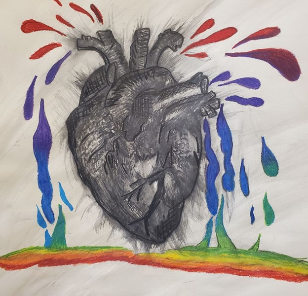 drawing of a heart